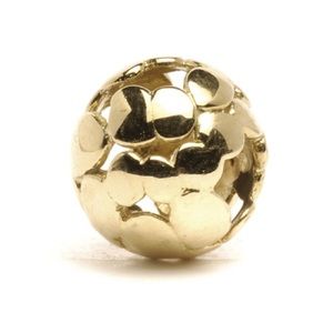 Authentic Trollbeads 18k spot charm